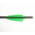 Стрела арбалетная карбоновая Centershot Toxic Carbon 16" Half Moon Nock